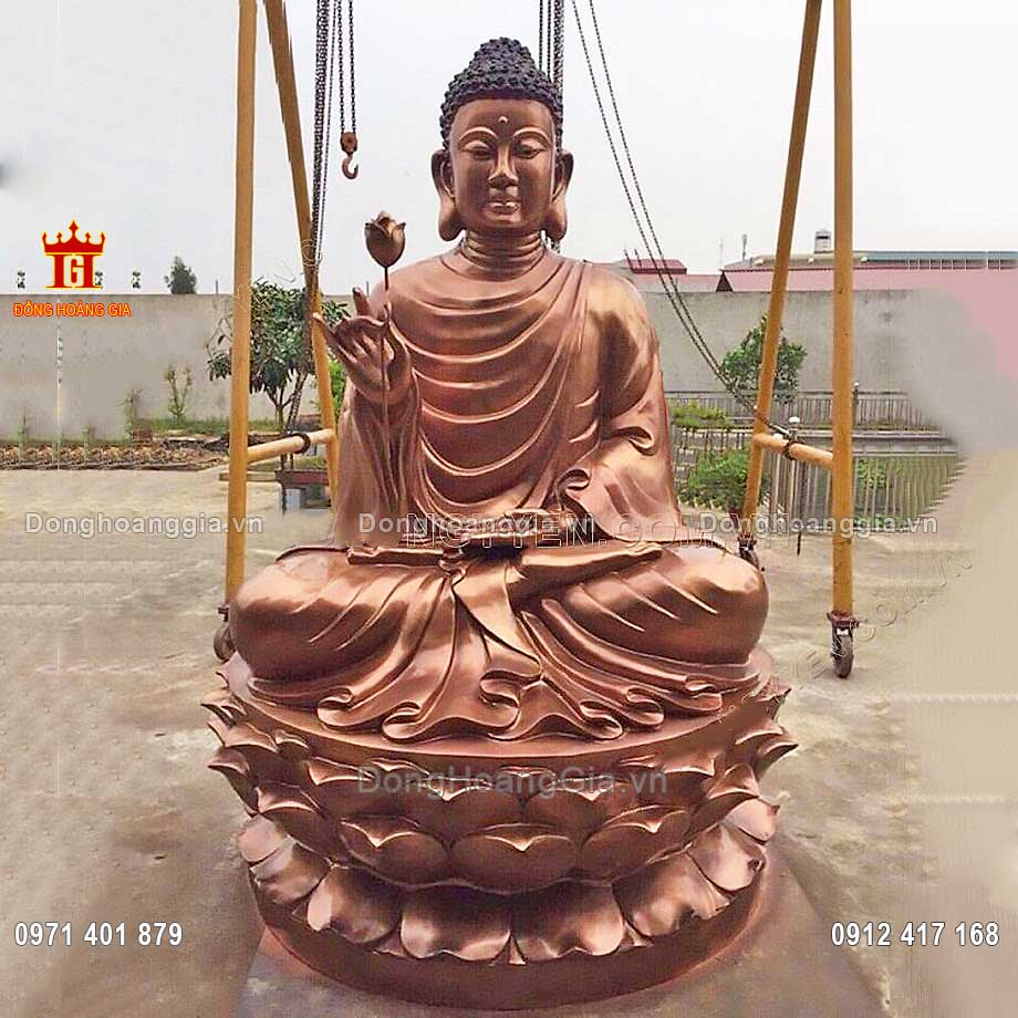 Đúc tượng Phật bằng đồng cỡ lớn cúng tiến giá rẻ, chất lượng tốt nhất
